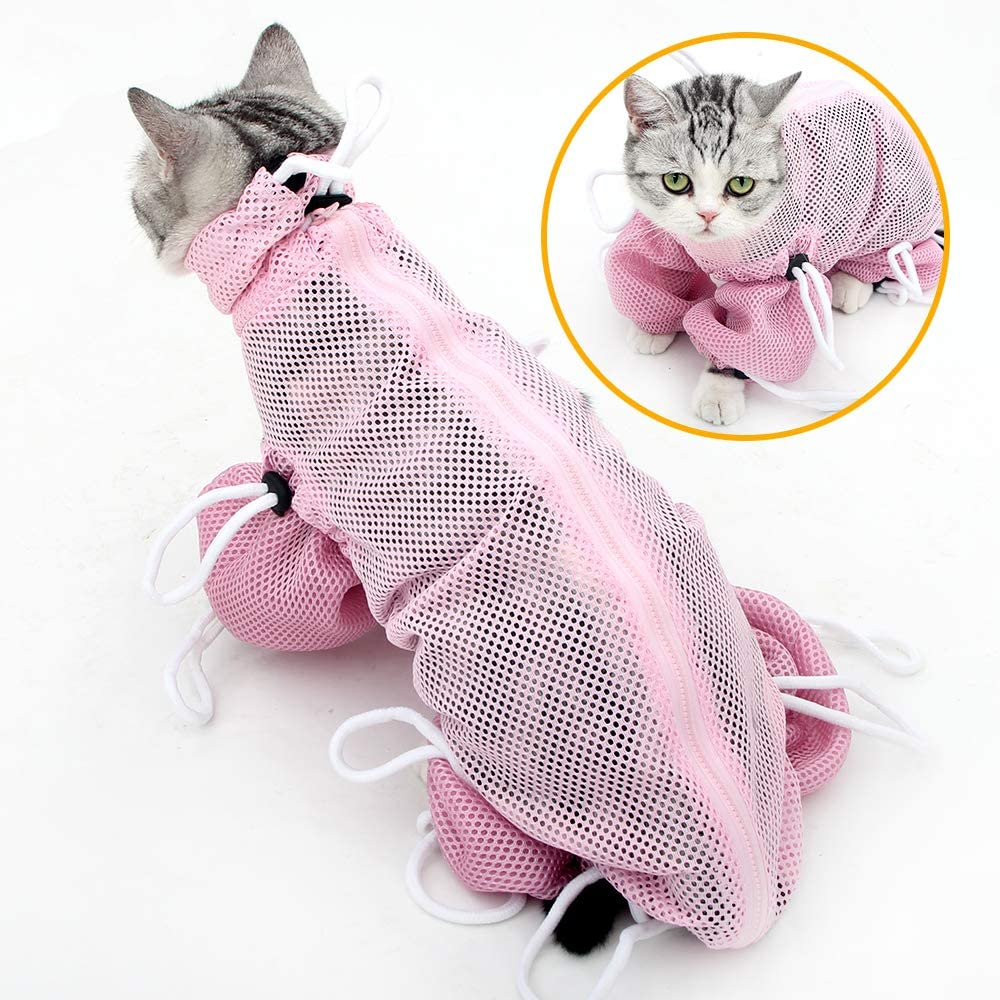 Cat Product Professional Reusable Restraint Cat Washing Pet Grooming Bag