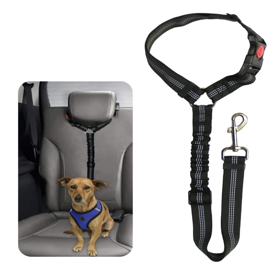 hot sell retractable dog safety belt Adjustable dog seat belt pet car seat belt dog leash for car