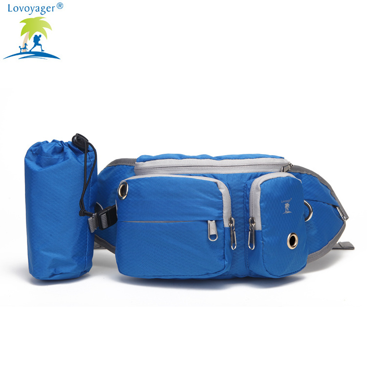 voayger dog running hiking pouch and dog treat pouch waist bag with water bottle dog treat pouch