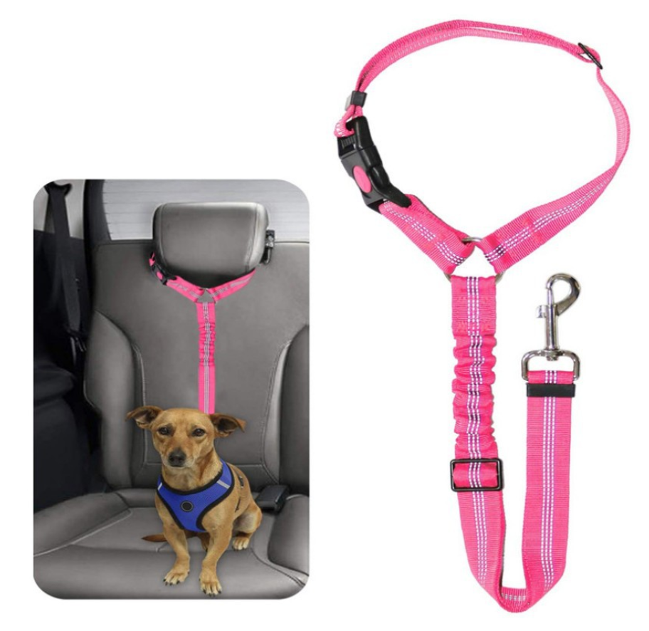 hot sell retractable dog safety belt Adjustable dog seat belt pet car seat belt dog leash for car