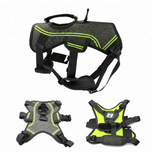 eva mesh soft fluorescent easy walk large pet supplies manufacturers wholesale pet harness nylon dog harness backpack