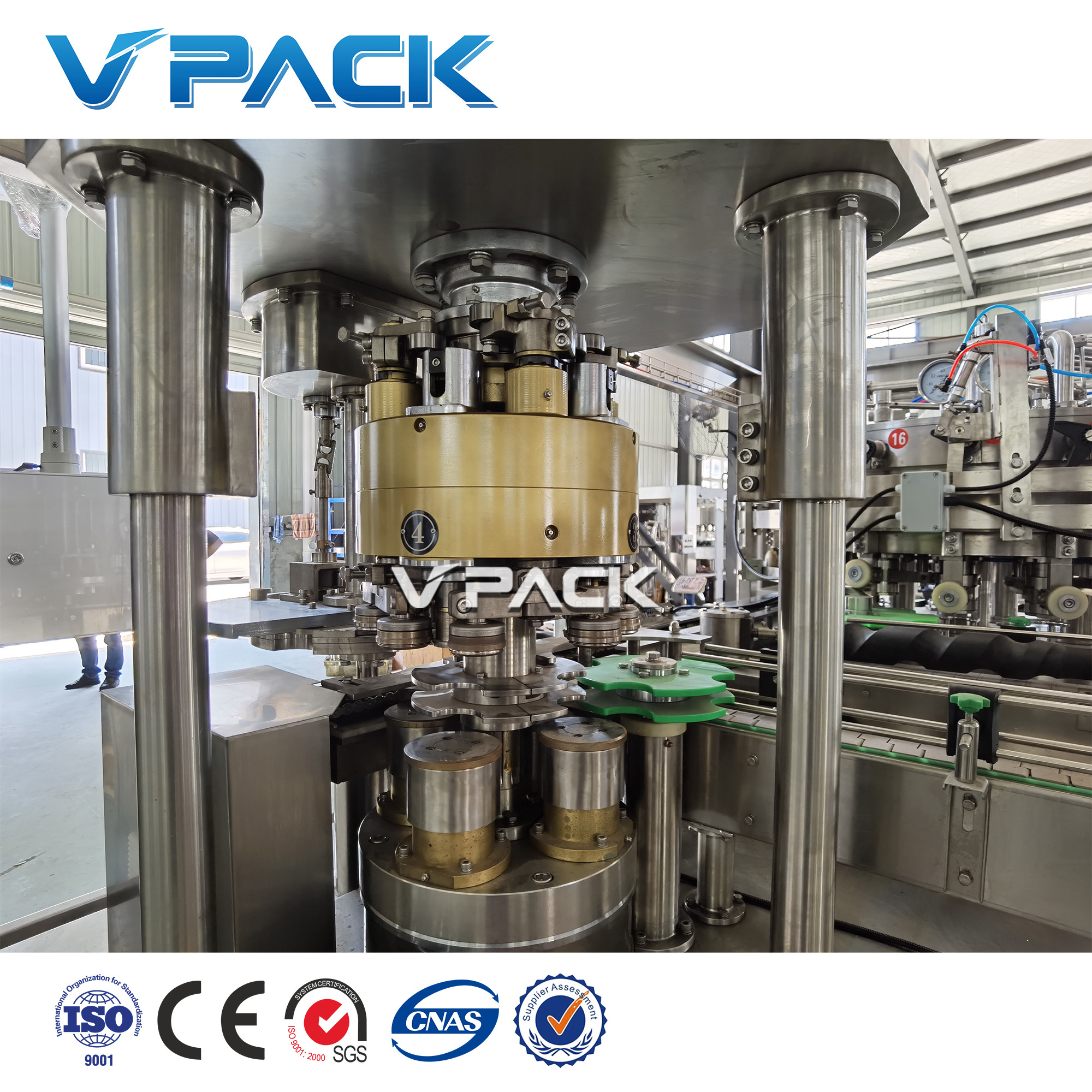 Csd commercial beer can filler / beer canner / canning equipment in China