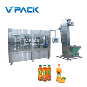 Plastic PET Fruit Pineapple Orange Mango Apple Automatic Tomato Juice Filling Machine/ processing plant