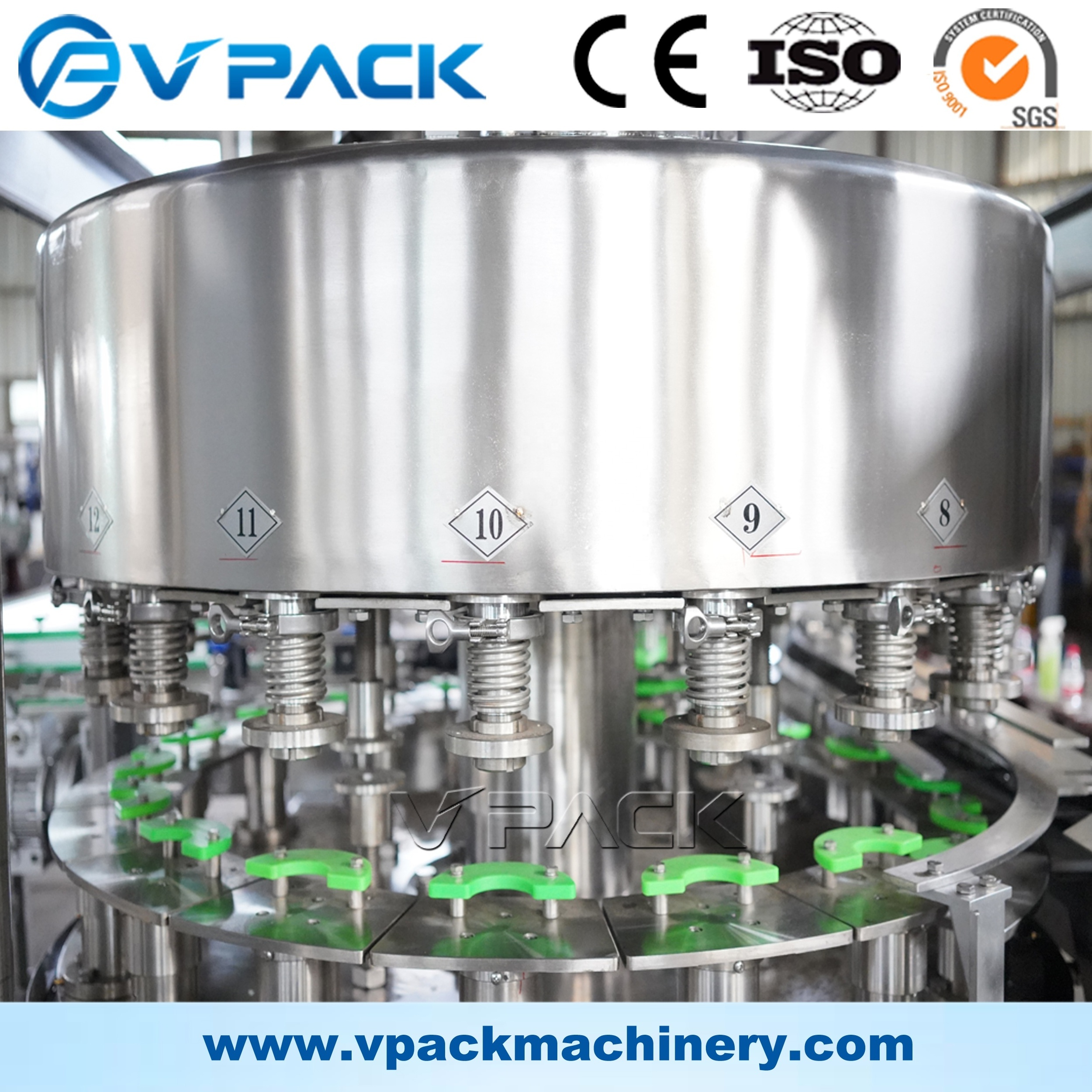 Aluminium Cans beverage Automatic 10000CPH Can Filler and Seamer for Juice/Beer/Soft Drinks Filling Canning Production Line