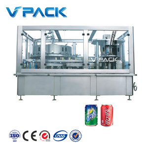 commercial carbonated beverage can filler/Carbonated Beverage canner machine