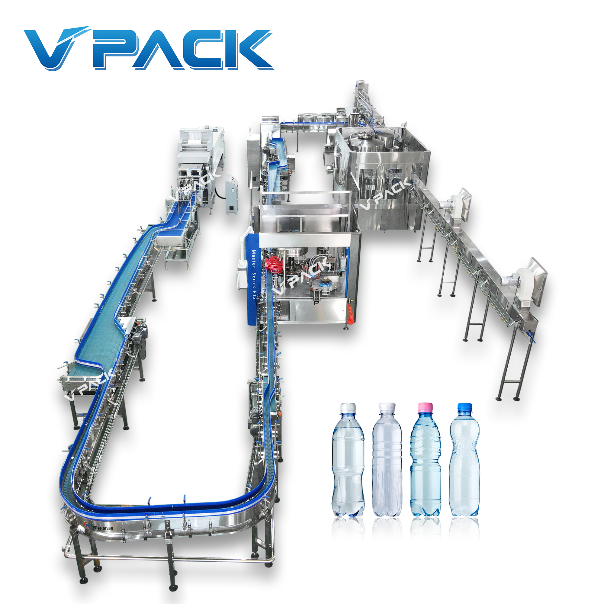 Setup plant for PET bottle water filling machine plastic drink water bottle packing machine water refilling machine