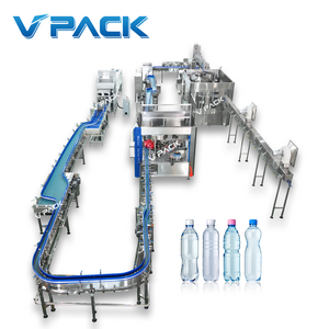 Setup plant for PET bottle water filling machine plastic drink water bottle packing machine water refilling machine