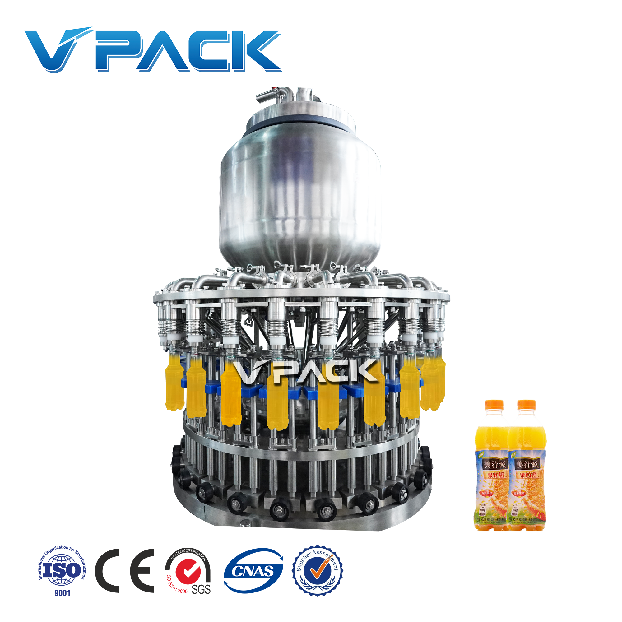 Plastic PET Fruit Pineapple Orange Mango Apple Automatic Tomato Juice Filling Machine/ processing plant