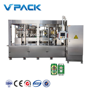 Beer canning machine equipment/Aluminum Can filling line/Llenado de latas de cerveza artesanal