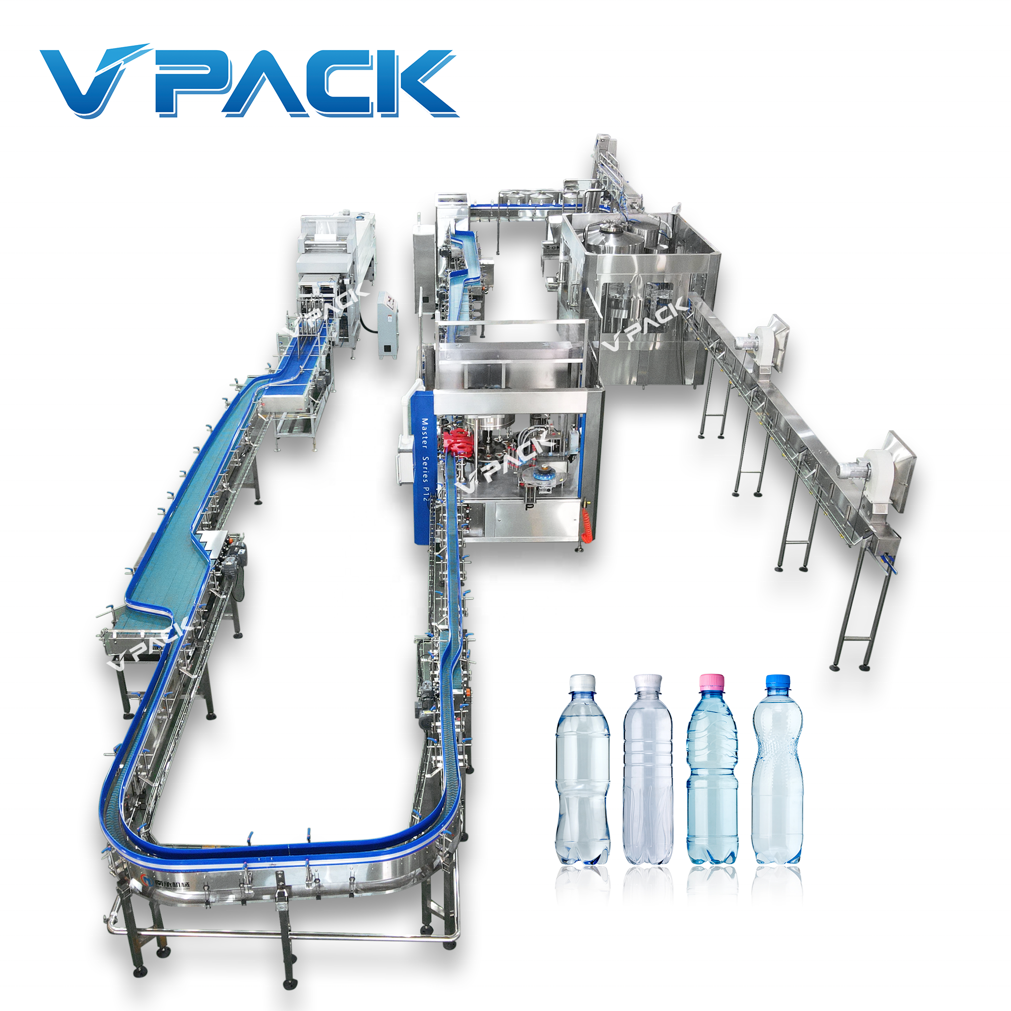 Automatic drinking alkaline water bottling plant/washing filling capping machine production line/Bottle Pure water refilling