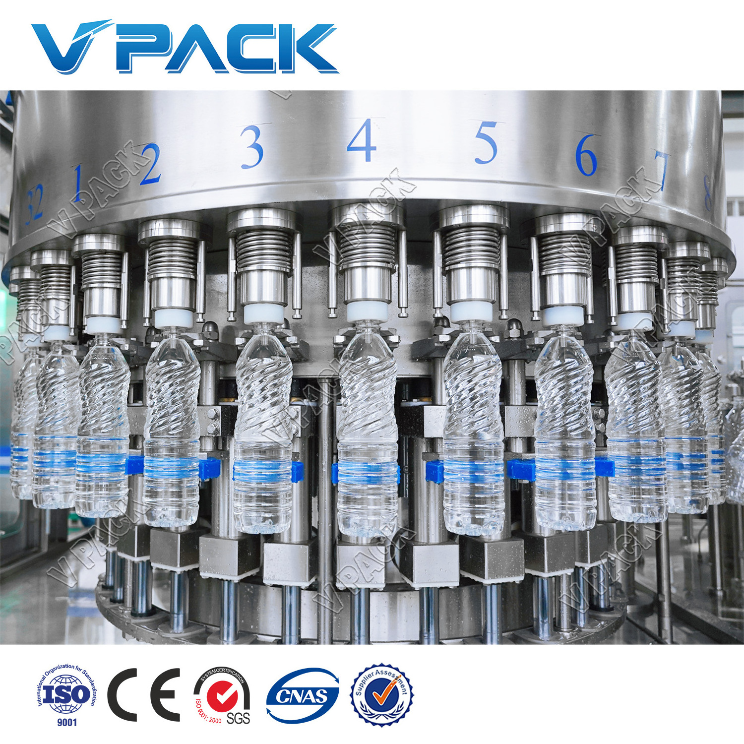 Automatic drinking alkaline water bottling plant/washing filling capping machine production line/Bottle Pure water refilling