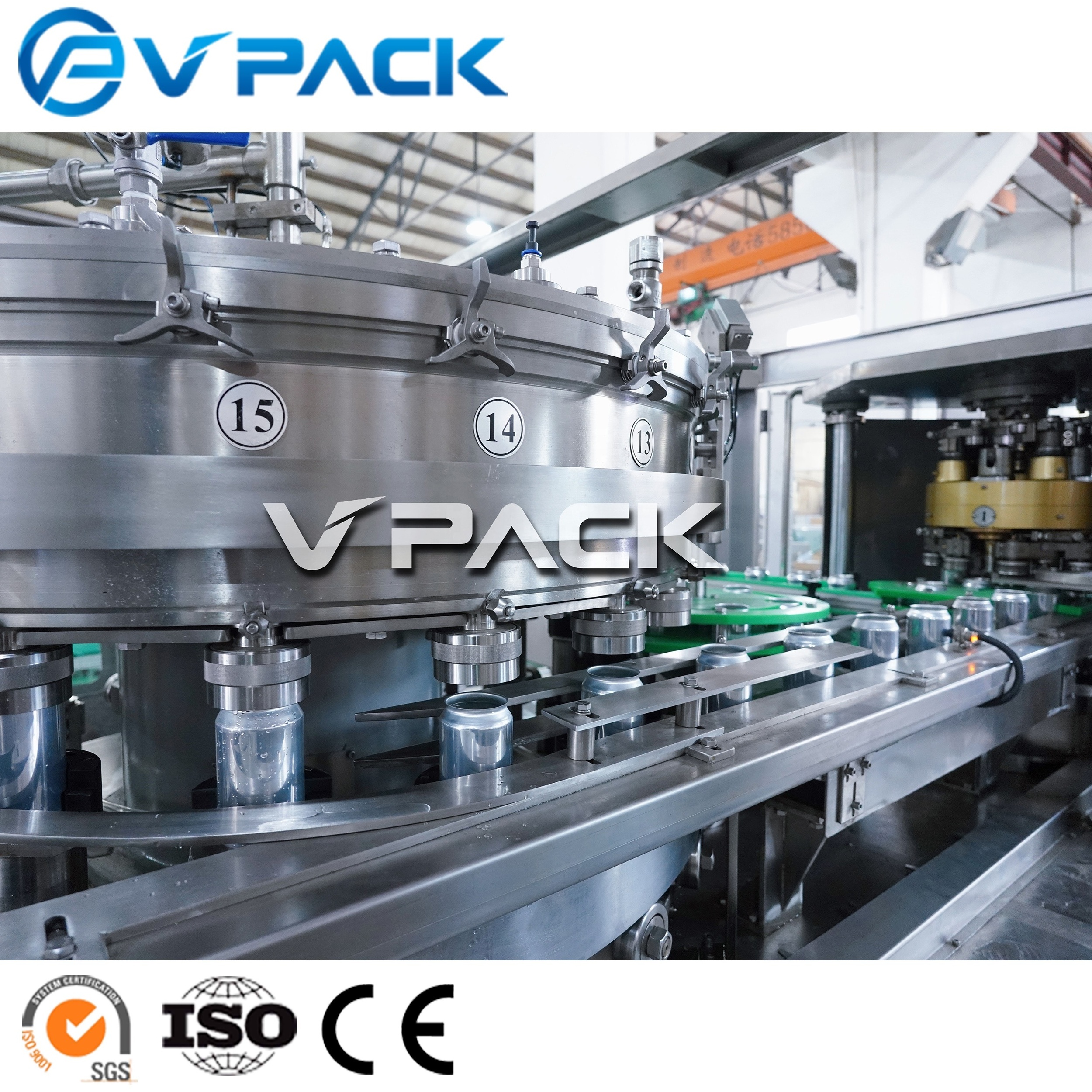 Commercial Automatic Craft Beer Can Filling Sealing Machine /Beer Canning Equipment/Carbonated beverage filling machinery