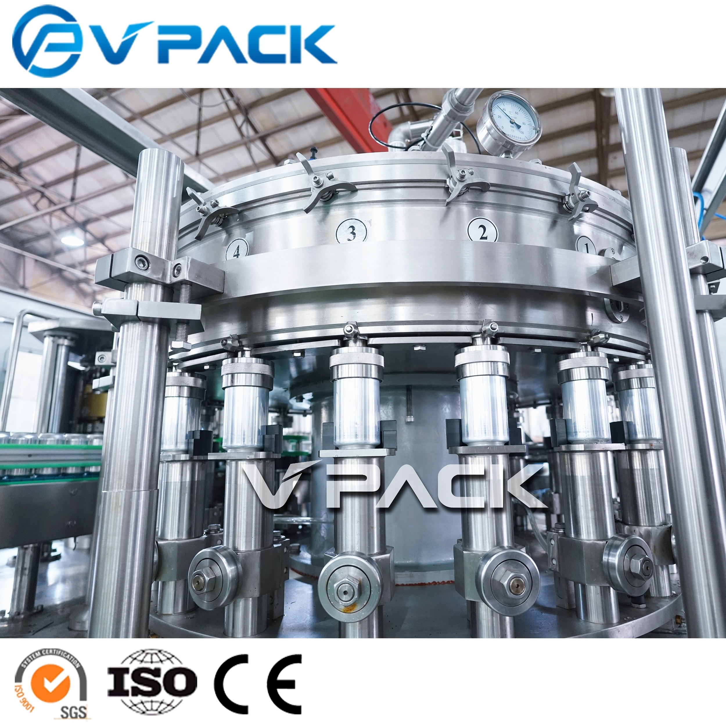 Commercial Automatic Craft Beer Can Filling Sealing Machine /Beer Canning Equipment/Carbonated beverage filling machinery