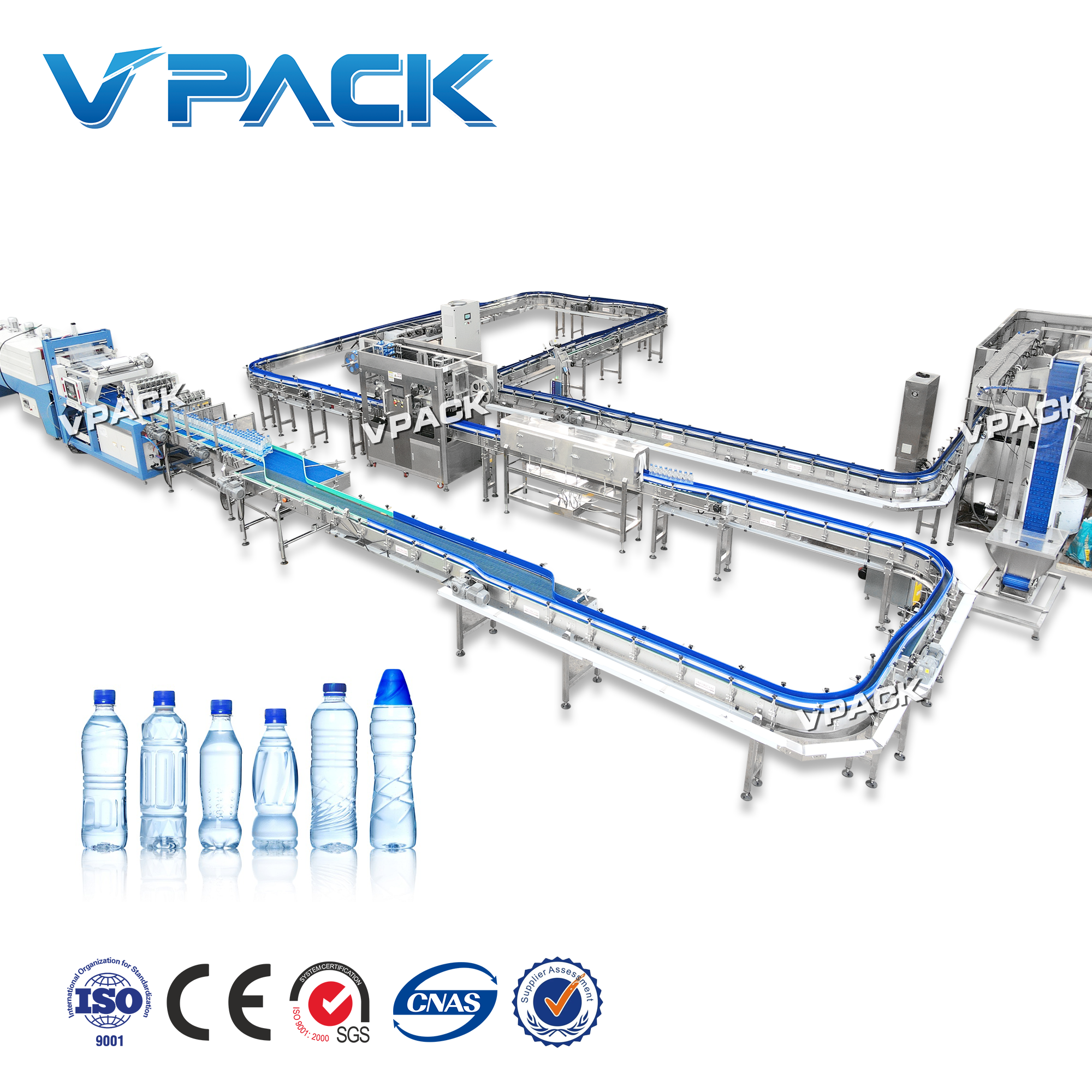 Automatic drinking alkaline water bottling plant/washing filling capping machine production line/Bottle Pure water refilling