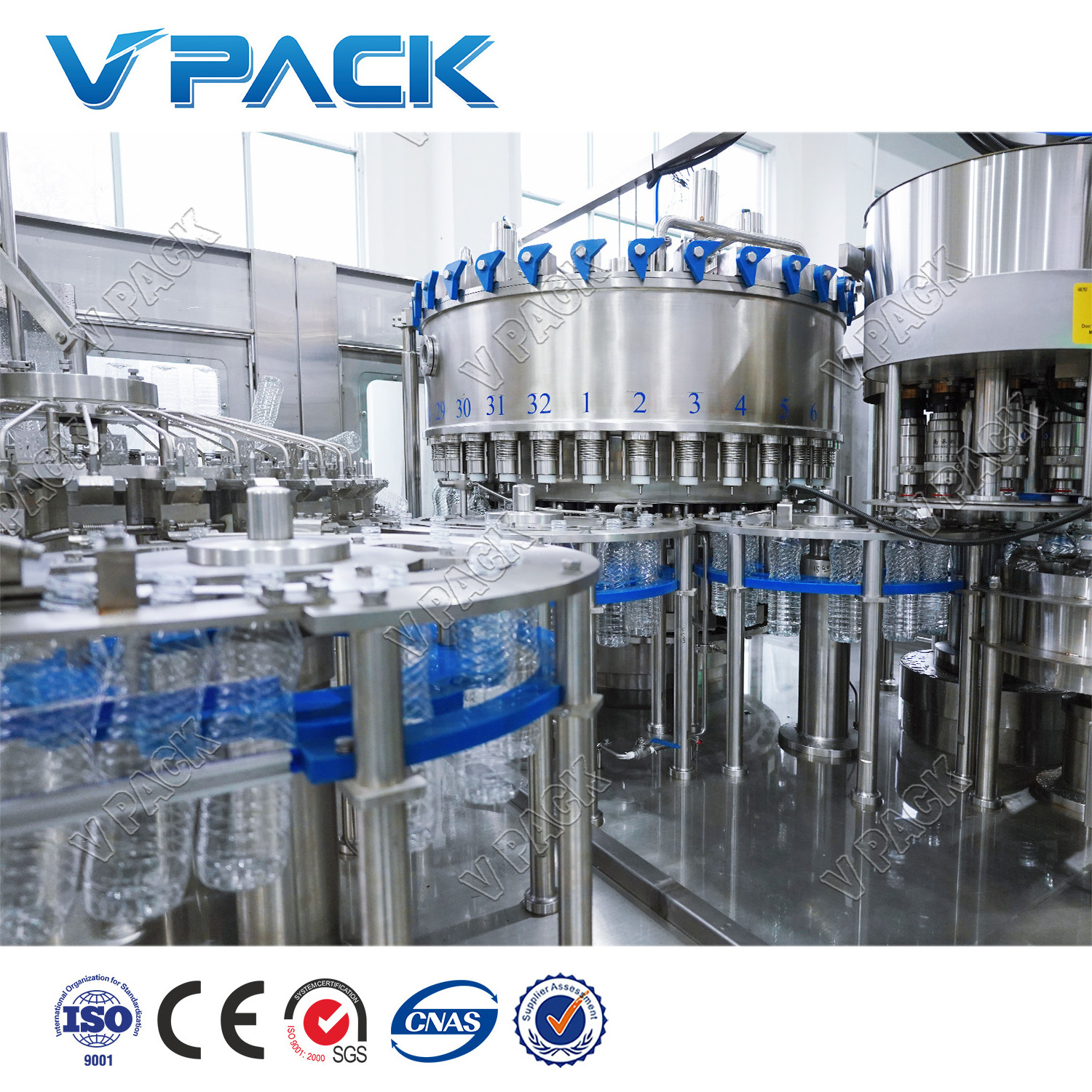 Automatic drinking alkaline water bottling plant/washing filling capping machine production line/Bottle Pure water refilling