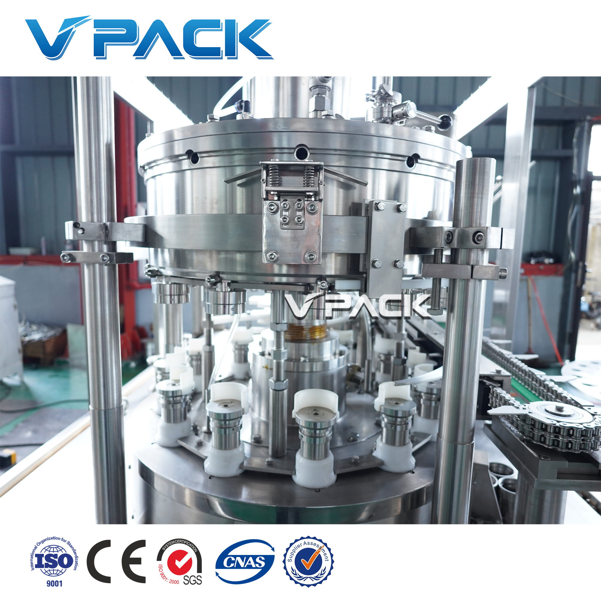 Carbonated Beverage Can Filling Machine For Juice Soda Water Soft Drink Filling Or Beer Isobar Gas Filler High speed filling