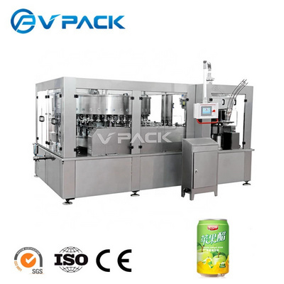 Aluminium Cans beverage Automatic 10000CPH Can Filler and Seamer for Juice/Beer/Soft Drinks Filling Canning Production Line