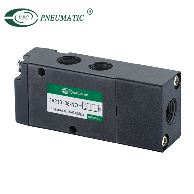 VPC Pneumatic Control Valve Airtac 3A Series G1/4 3/2 Way DC12V 24V Air Compressor Solenoid Valves