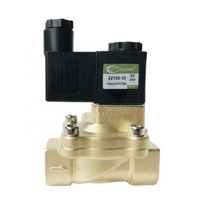 2V130-10 3/8" Pilot-Operated Diaphragm Brass Solenoid Valves