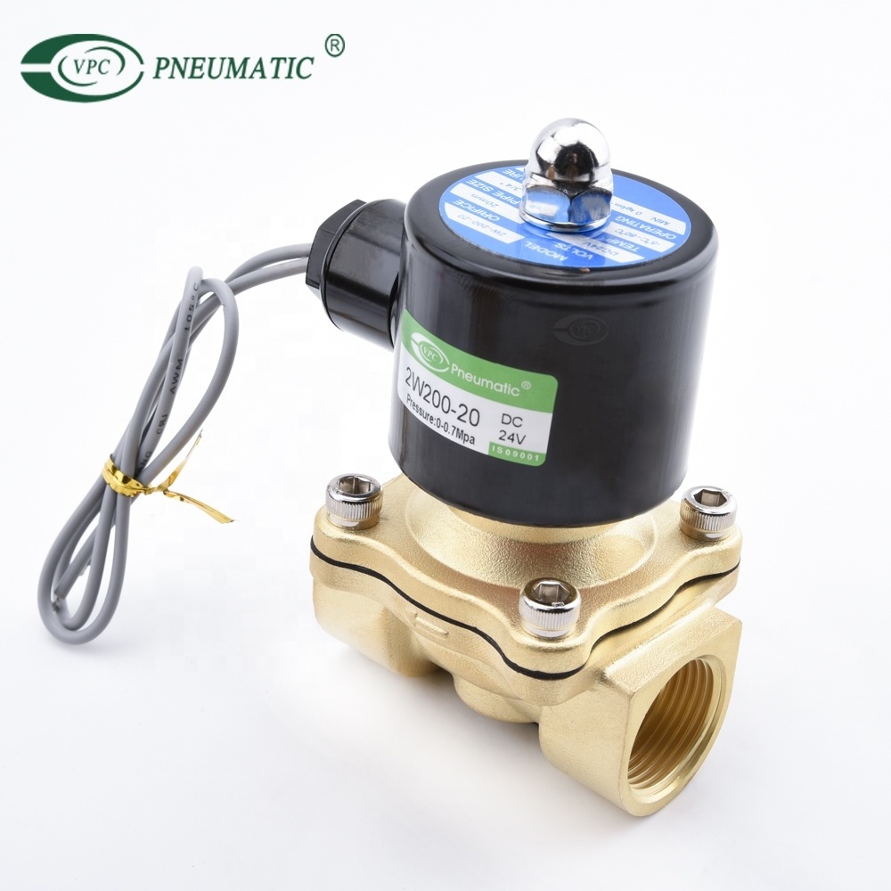 2W series 2w160-15 1/2inch direct acting brass water solenoid valve