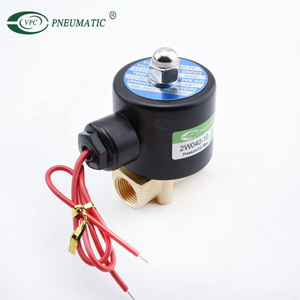 Hot Sale  2W series Pneumatic Air Water Oil Brass Solenoid Valve