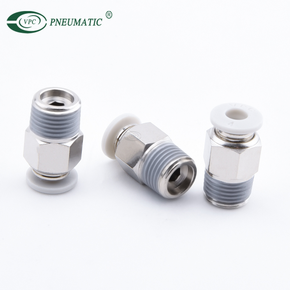 1/4 bsp pneumatic cylinder accessories fittings one touch tube Air Connector