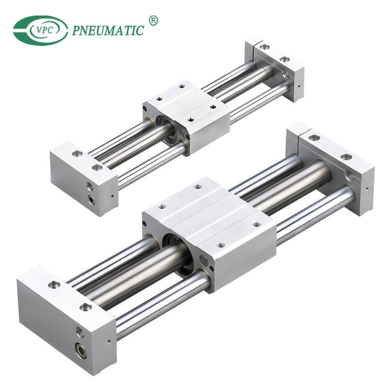 Pneumatic Linear Actuator Aluminum Alloy  CY1S Magnetically Coupled Air Pneumatic Rodless Cylinder