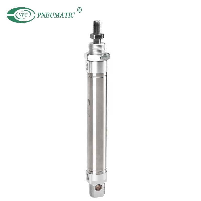 DSNU-25-100-PPV Round Cylinders ISO 6432 Stainless Steel Double Acting Mini Pneumatic Cylinder Manufacturer