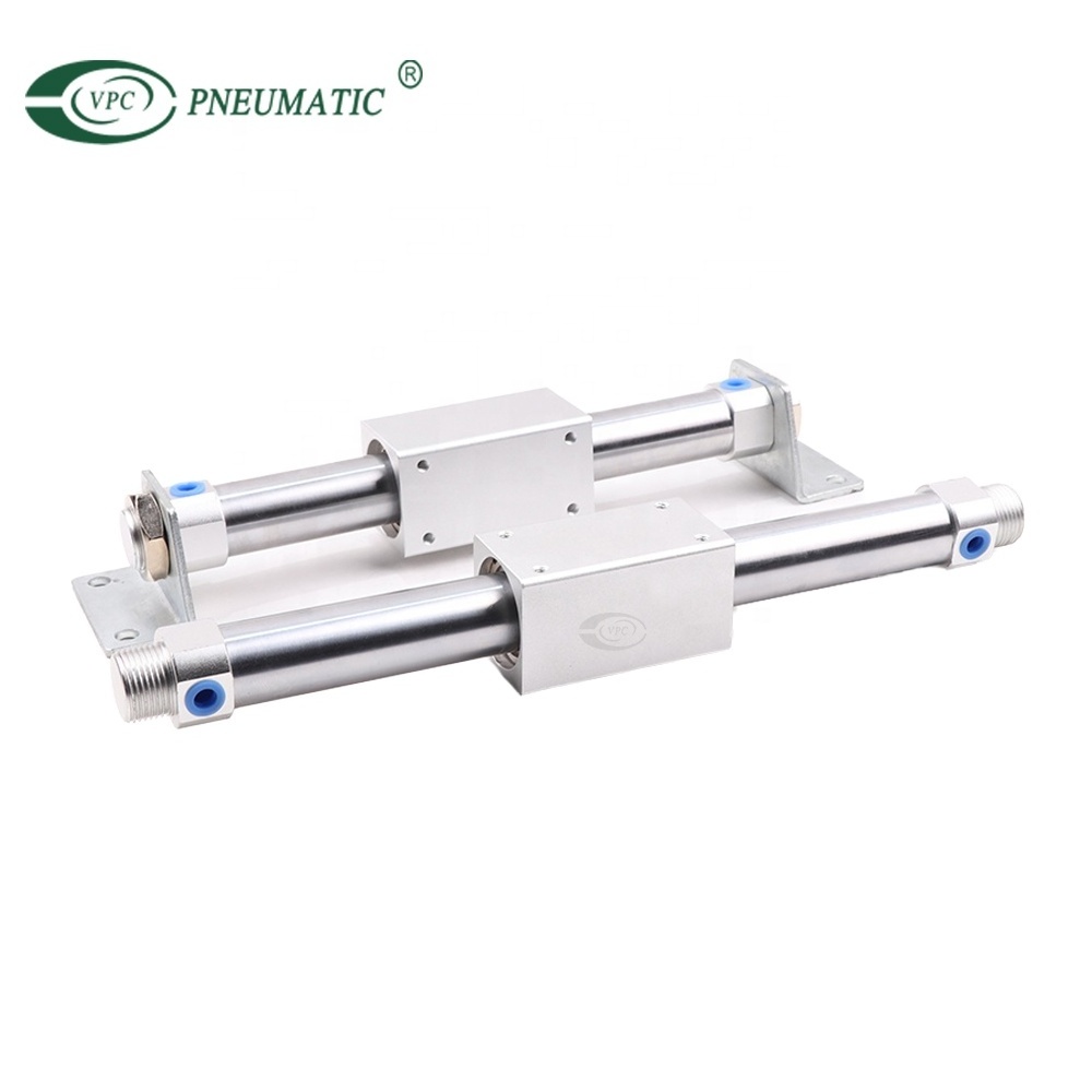 Pneumatic Linear Actuator Aluminum Alloy  CY1S Magnetically Coupled Air Pneumatic Rodless Cylinder