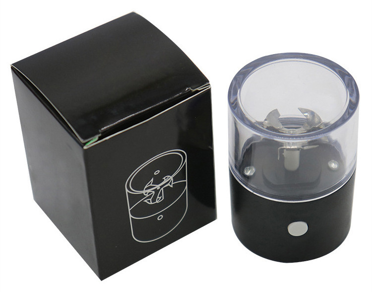 Electric metal smoke herb grinder creative manual flashlight  breaker smoke accessories grinder