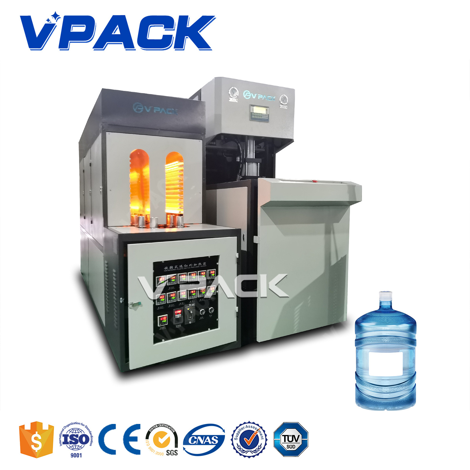 Semi automatic bottle blowing machine Reasonable price suitable for small and medium water blowing plants