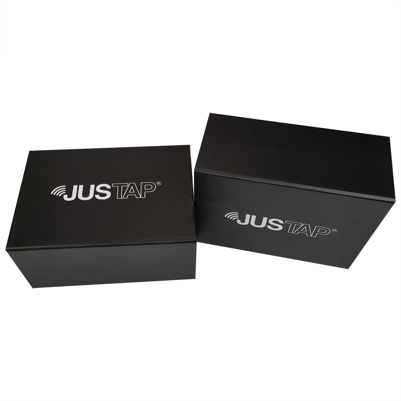 Factory Price Recyclable Custom Paper Packaging Hard Flap Cardboard Black Magnetic Gift Box With Foam Insert