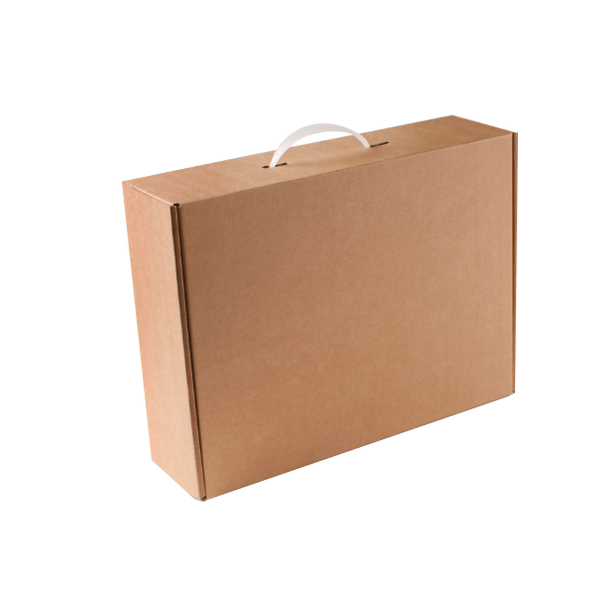 Custom Printing With Plastic Handle Cardboard Gift Paper Suitcase Box