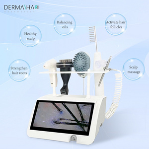 Dermasha Trending products 2024 Beauty Equipment Hair Growth Machine Scalp Massage Devices Hair Follicle Detector Analyzer