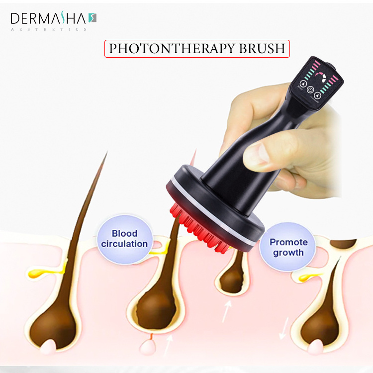 Dermasha Trending products 2024 Beauty Equipment Hair Growth Machine Scalp Massage Devices Hair Follicle Detector Analyzer