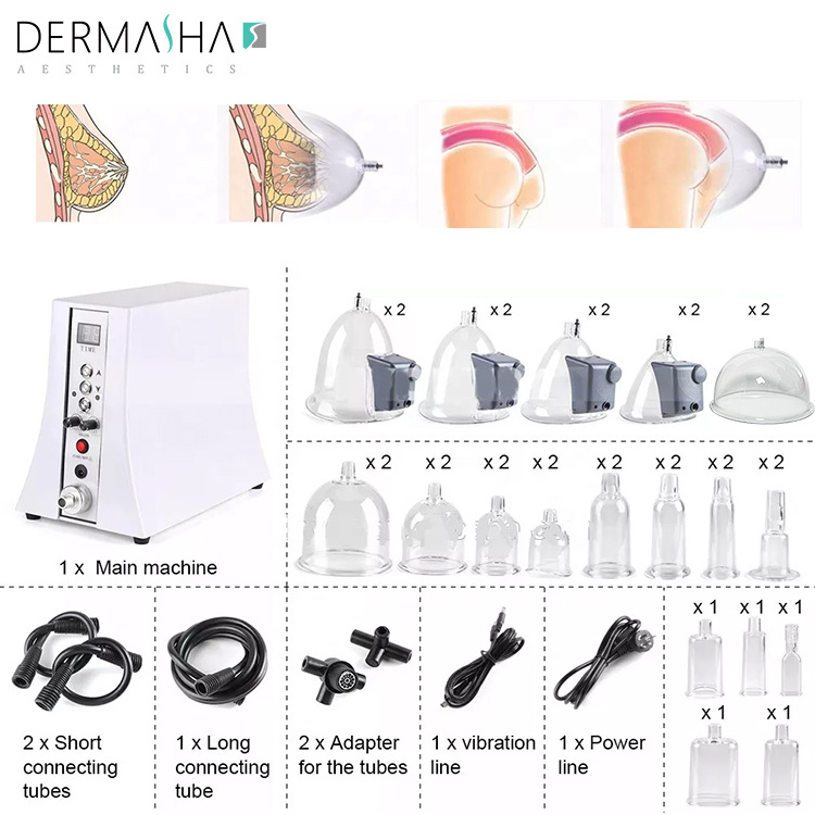 Women Butt Lift Chest Enlarge Cupping Machine Vacuum Therapy Machine Butt Lift Full Body Massager Machine