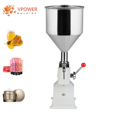 Manual A03 Water Honey Ice Cream Cosmetic Paste Lotion Oil Sausage Lip Gloss Liquid Filling Machine