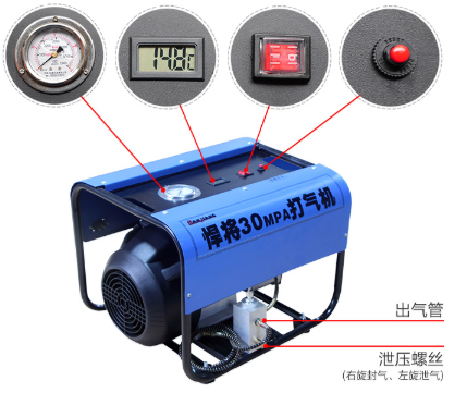 water cooled high pressure air compressor / electric air pump