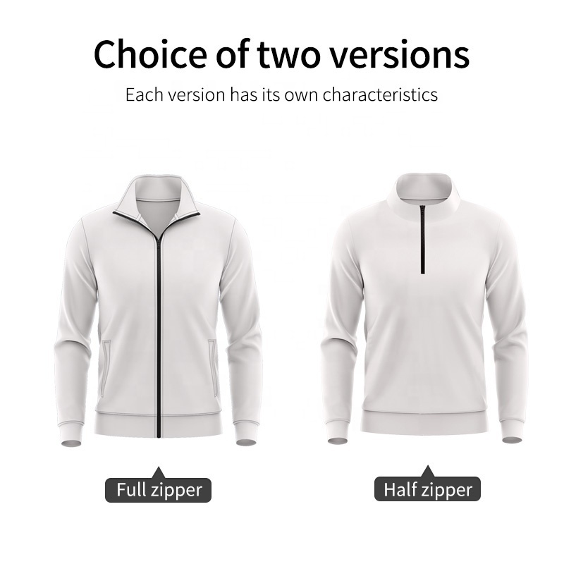 Wholesale Custom Summer Jogging Men Tracksuit Sweatshirts Men'S Hoodies Polyester Blank Velour Football Tracksuits With Zipper