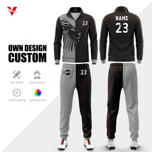 Wholesale Custom Summer Jogging Men Tracksuit Sweatshirts Men'S Hoodies Polyester Blank Velour Football Tracksuits With Zipper