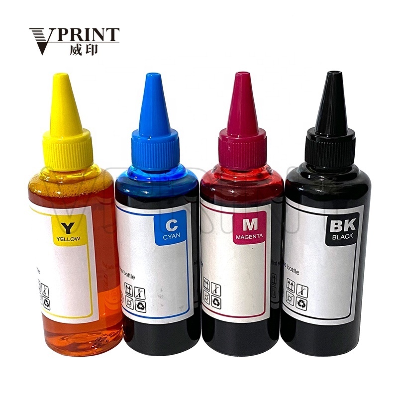 Edible Ink C M Y BK for Canon Hp Epson Brother 4 color 100ML food ink for Cake Chocolate Coffee food Printer Suitable Parts