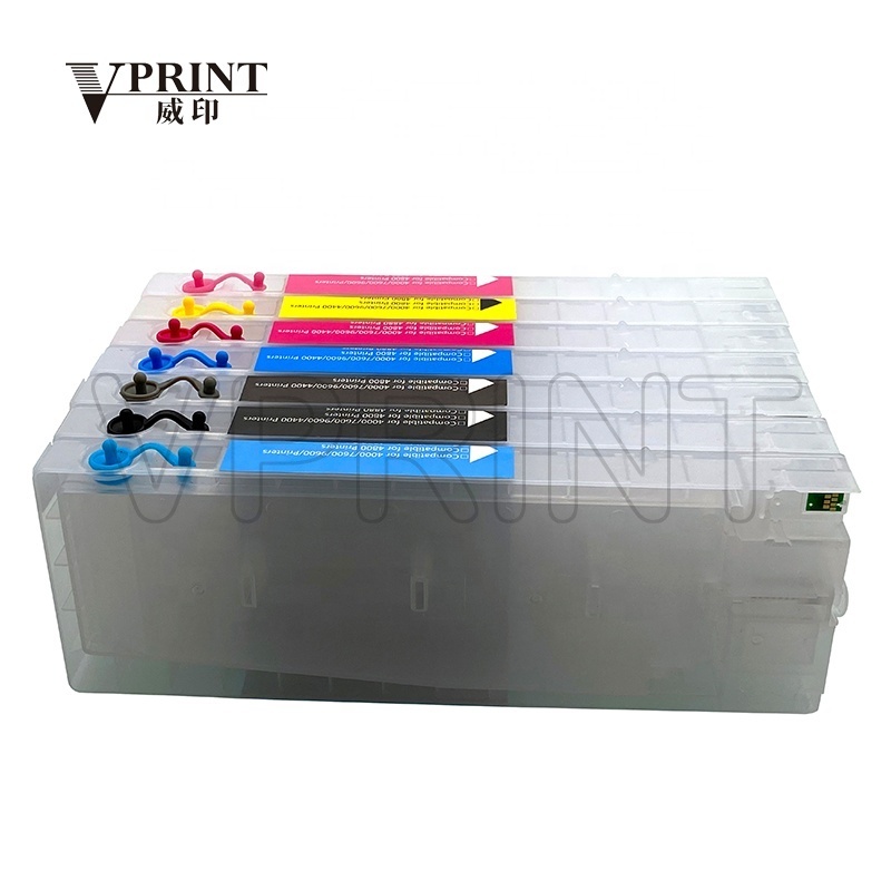 T5441 T5442 T5443 T5444 T5445 T5446 T5447 Ink Cartridge for Epson Stylus Pro 4000 4400 4800 4880 7600 9600 Printer Parts 300ml