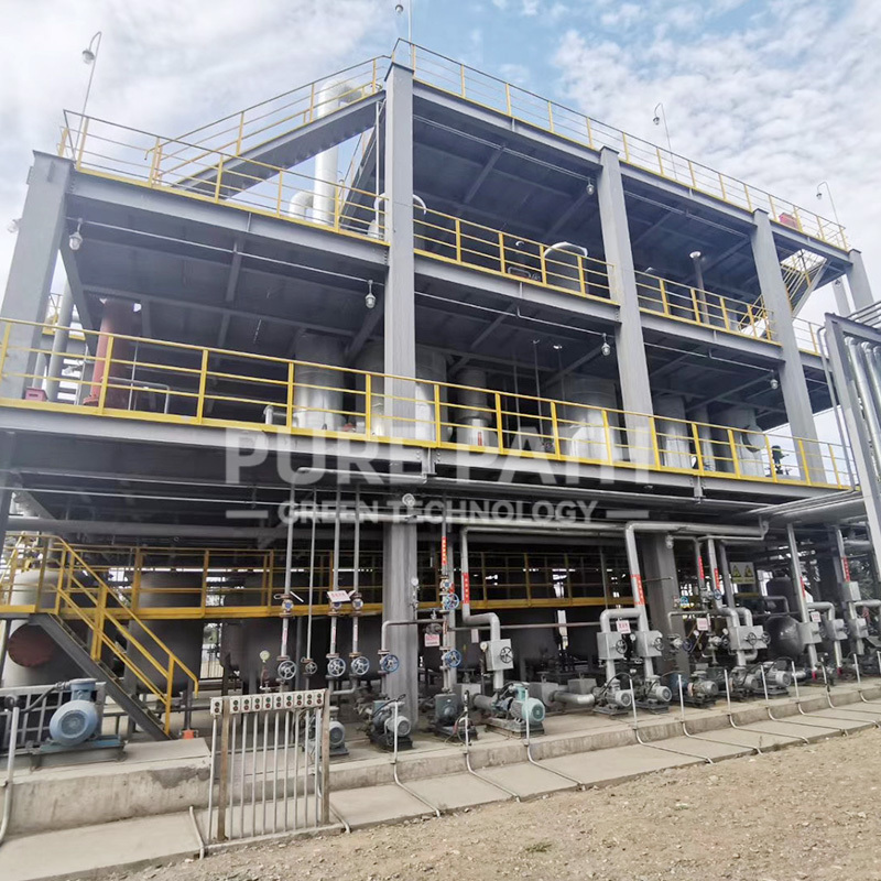 PurePath PLC-Controlled Waste Oil Refining Distillation Plant for Base Oil Conversion