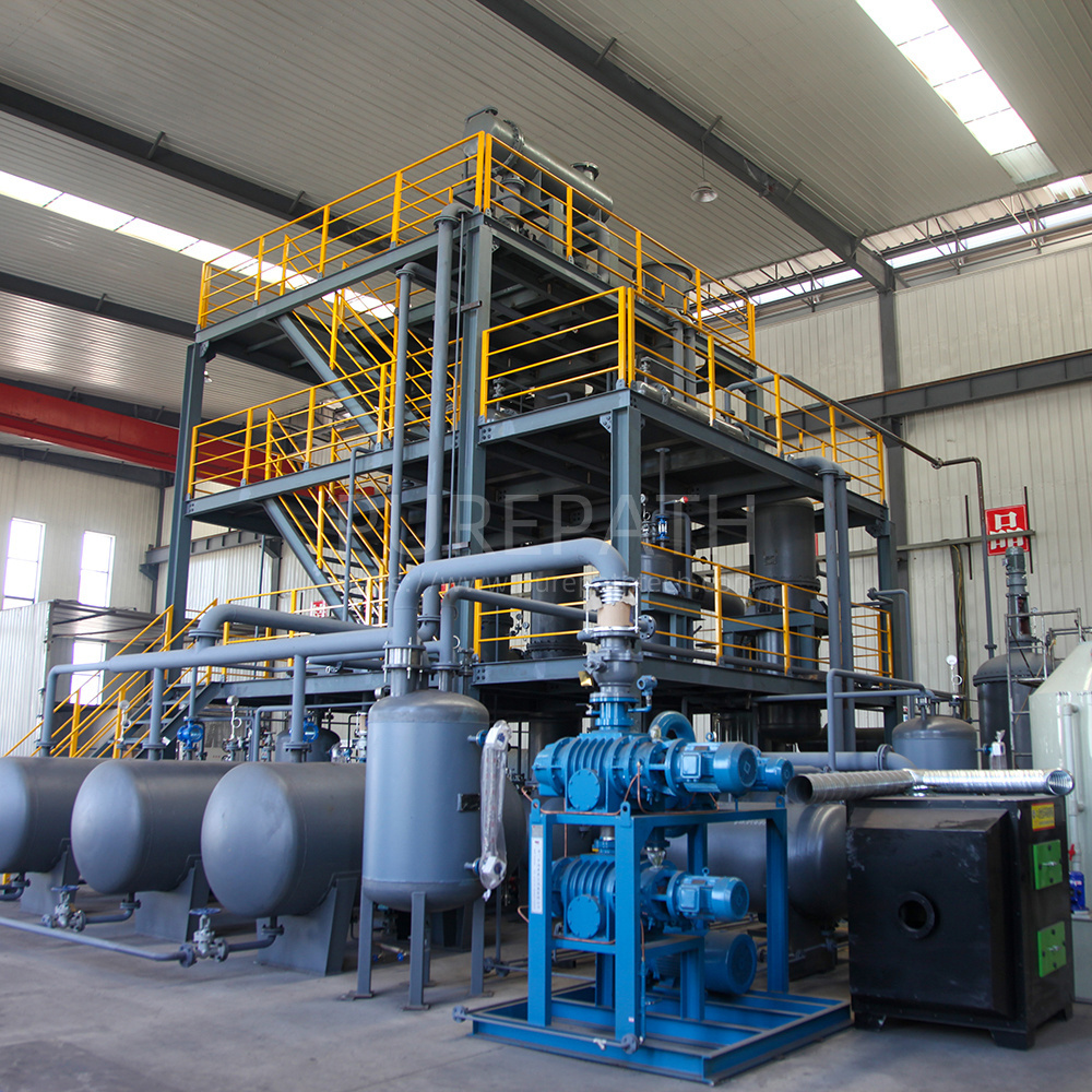 PurePath PLC-Controlled Waste Oil Refining Distillation Plant for Base Oil Conversion