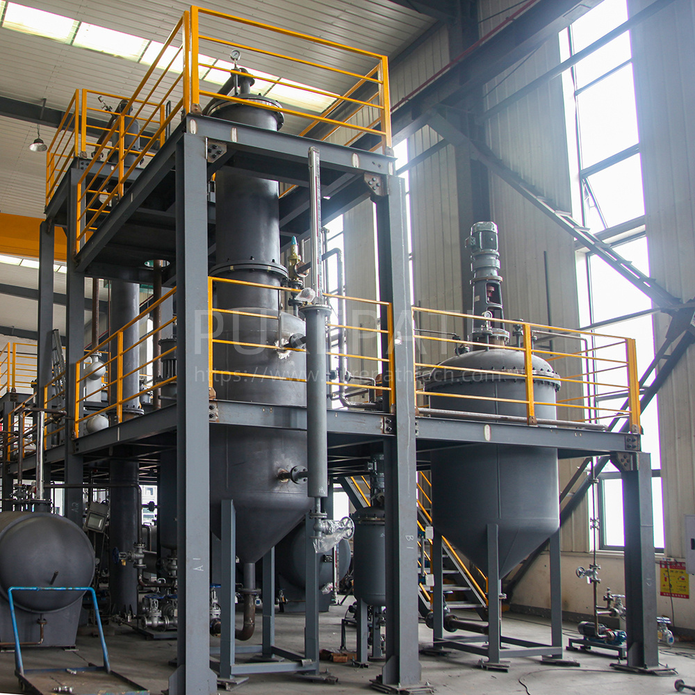 2000 Liters Per Day Small Scale Working Capacity Mini Waste Engine Oil Refinery For Sale