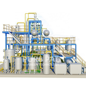 Waste Motor Oil Refining Plant Used Engine Oil to Diesel Recycling Machine Manufactures 2-50 TPD China Provided New Product 2023