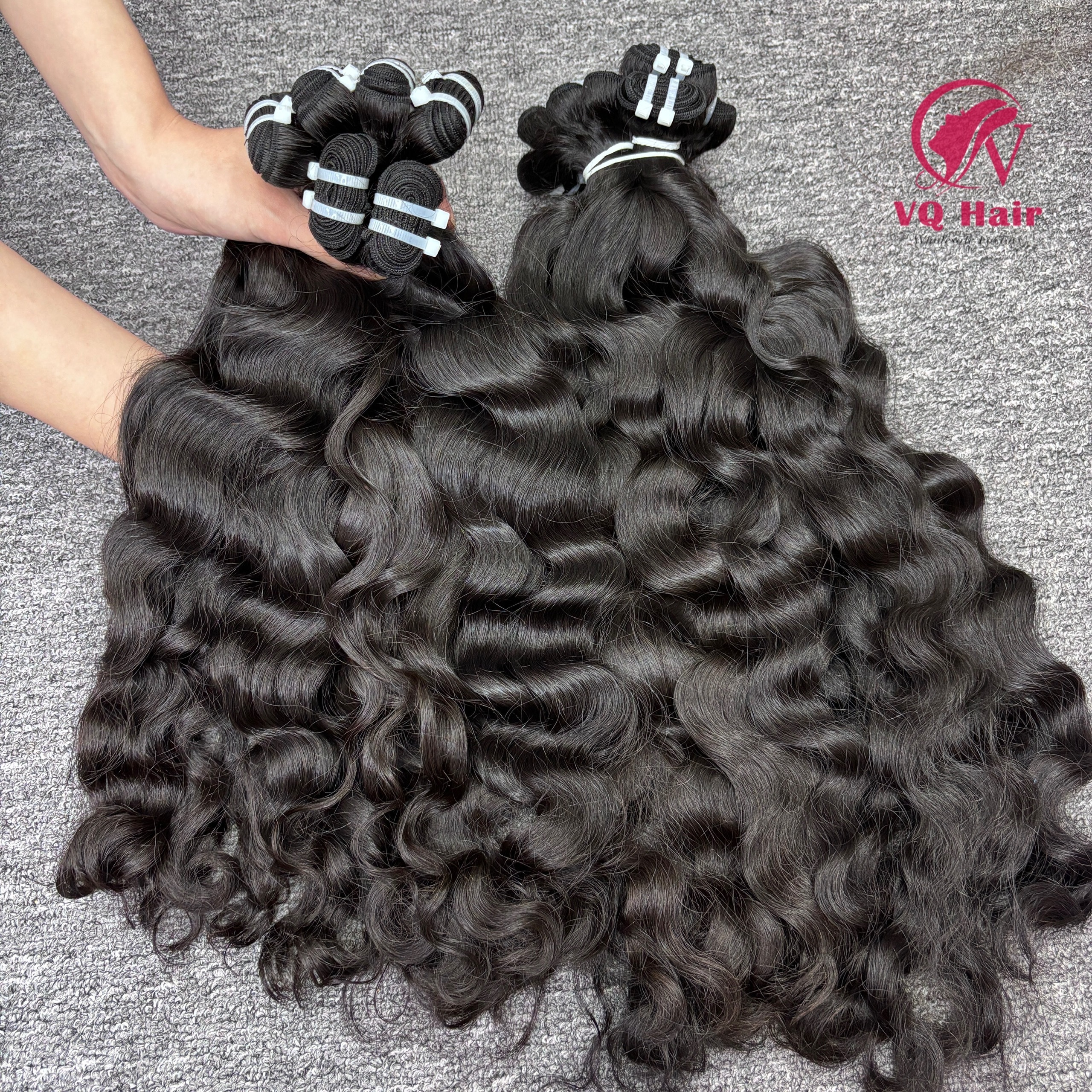 Top Quality Raw Cambodian Natural Wave Deep Wave Hair 100%  Raw Virgin Unprocessed One Donor Hair Cambodian Wave