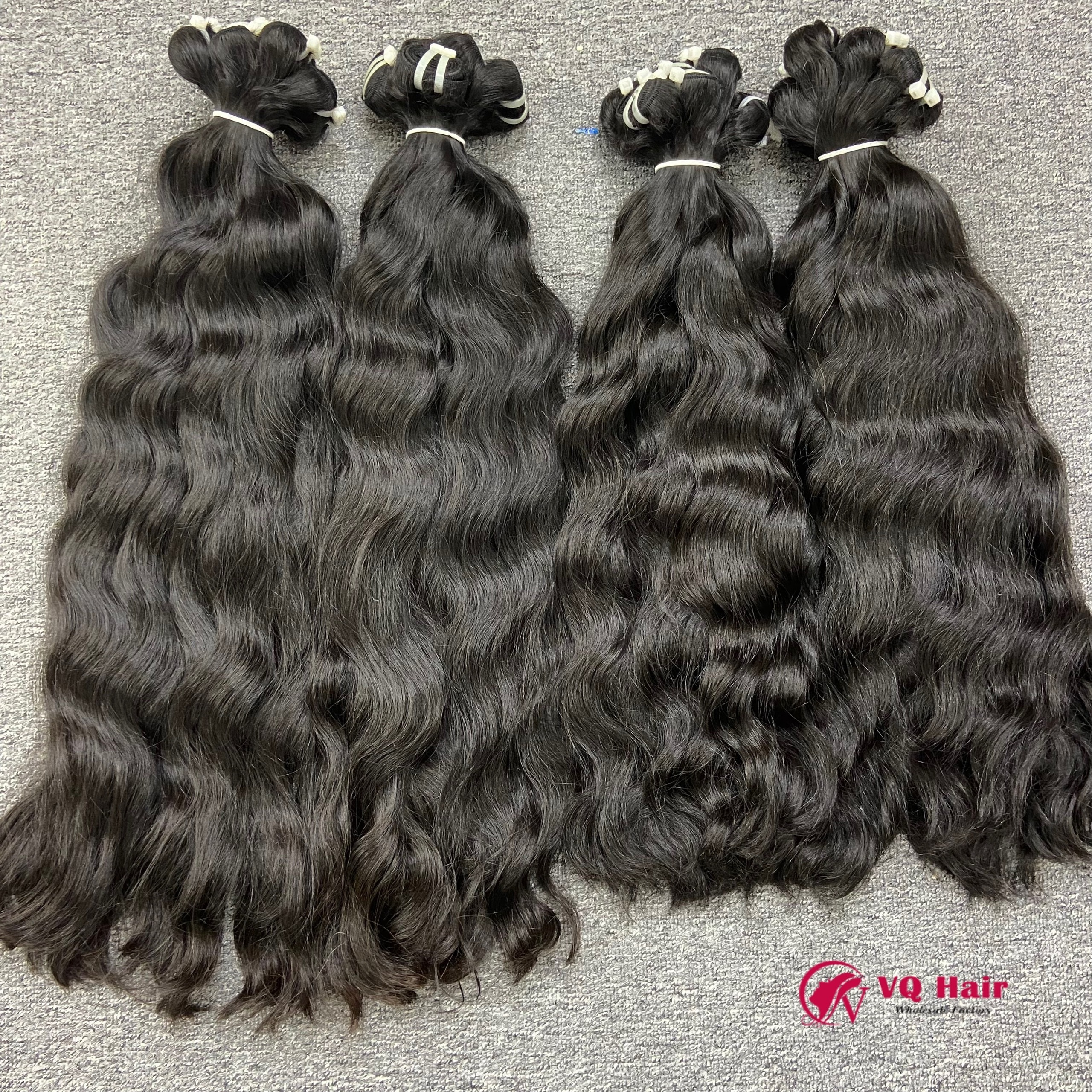 Top Wholesale Raw Hair Unprocessed Natural Wave Vietnamese Virgin Natural Wavy Hair Vendor Best Price Cuticle Aligned Human Hair