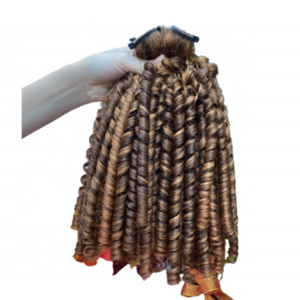 Best Seller Piano Color Hair Pixie Curly Raw Cambodian hair For Black Women  From Vietnamese