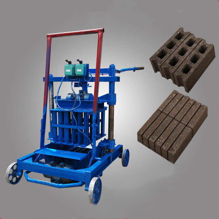 Widely used electric hollow concrete cement block brick making machine sold in the United States, Ethiopia, Zambia, Ghana, Kenya